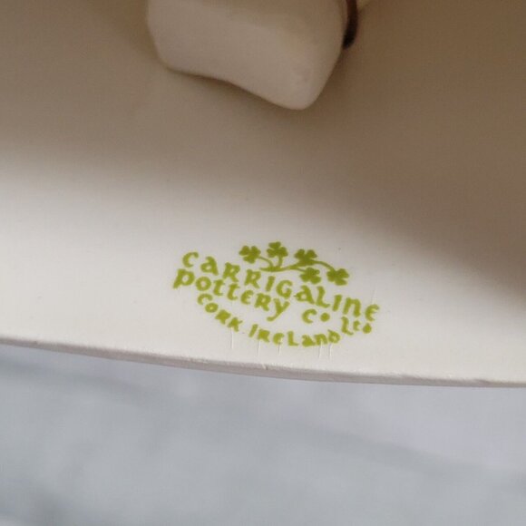 Carrigaline Pottery Co  Irish Bell Shamrocks St Patricks - Picture 5 of 5